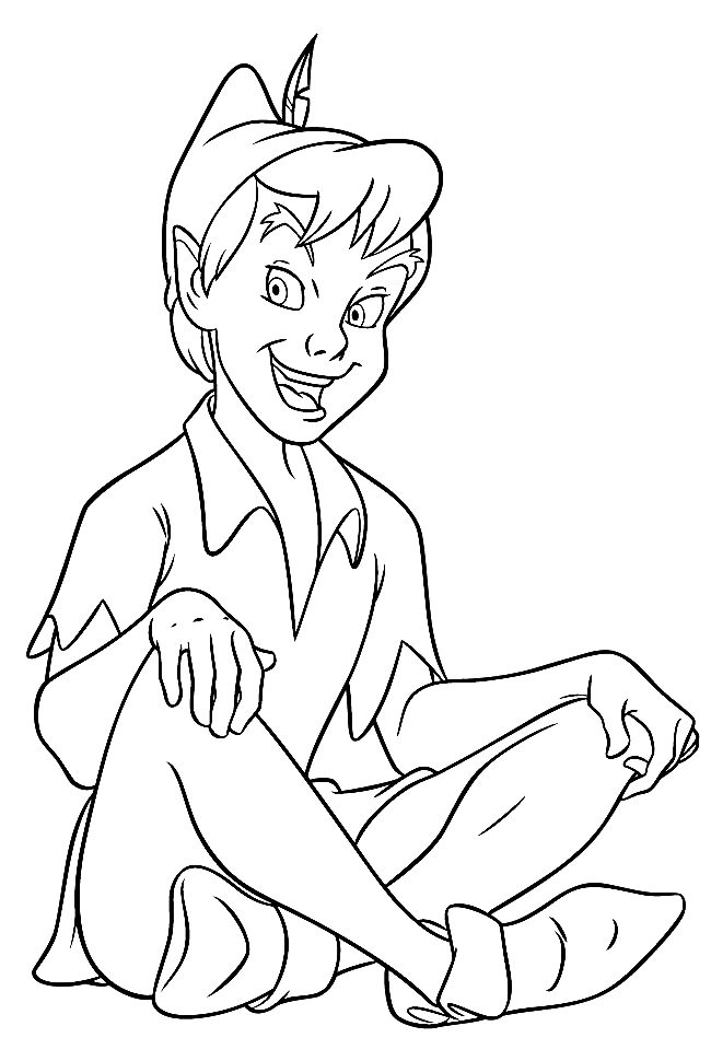 Peter pan Coloring pages to print