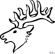 Caribou Kleurbladsye Om Te Druk