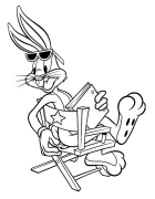 Bugs Bunny Kleurbladsye Om Te Druk