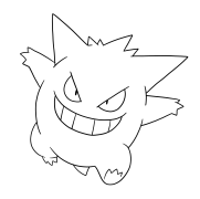 Gengar Kleurbladsye Om Te Druk