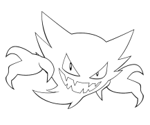 Haunter Kleurbladsye Om Te Druk