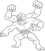 Machamp Kleurbladsye Om Te Druk