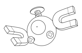 Magnemite Kleurbladsye Om Te Druk