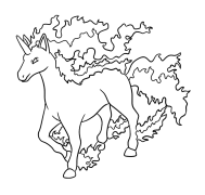 Rapidash Kleurbladsye Om Te Druk