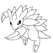 Sandslash Kleurbladsye Om Te Druk