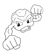 Geodude Çap Etmək Üçün Səhifələrin Rənglənməsi