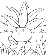 Oddish Çap Etmək Üçün Səhifələrin Rənglənməsi