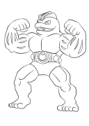 Machoke অনলাইন রঙিন