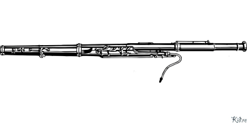 Bassoon Pagine Di Culore Stampabile