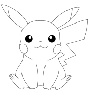 Pikachu Omalovánky K Vytištění