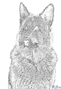 German Shepherd Coloring Pages To Print