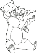 Brother Bear Coloring Pages To Print