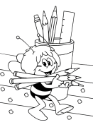 Maya The Bee Coloring Pages To Print