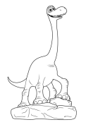 The Good Dinosaur Coloring Pages To Print