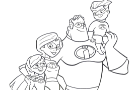 The Incredibles Coloring Pages To Print