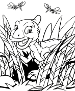 The Little Dinosaurus Coloring Pages To Print