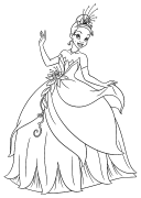 The Princess And The Frog Coloring Pages To Print