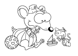 Toopy And Binoo Coloring Pages To Print