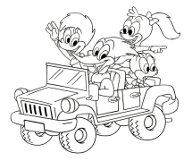 Woody Woodpecker Coloring Pages To Print