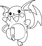 Raichu Coloring Pages To Print