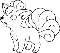 Vulpix Coloring Pages To Print