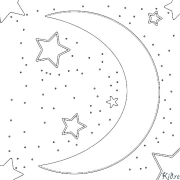 The Moon Coloring Pages To Print