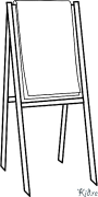 Easel Coloring Pages To Print