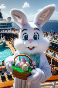 Bunny And Easter Eggs Media