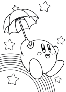 Kirby Páginas Para Colorear Para Imprimir