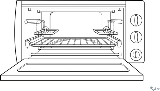 Horno Páginas Para Colorear Para Imprimir