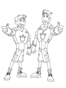 Les Frères Kratt Coloriage En Ligne