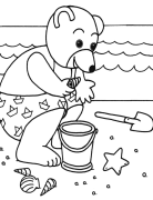 Petit Ours Brun Coloriage En Ligne