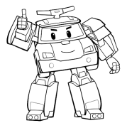 Robocar Poli Coloriage En Ligne