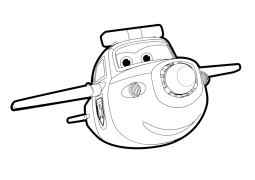 Super Wings, Paré Au Décollage ! Coloriage En Ligne