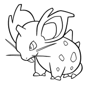 Nidoran Femelle Coloriage En Ligne