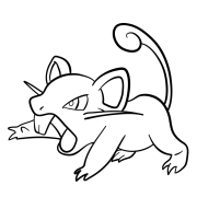 Rattata Coloriage En Ligne