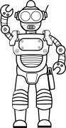 Robot Coloriage En Ligne