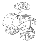 Wall-e Coloriages À Imprimer