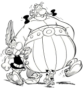 Asterix Páxinas Para Colorear Imprimibles