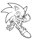Sonic The Hedgehog Páxinas Para Colorear Imprimibles