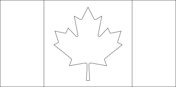 Canadá Páxinas Para Colorear Imprimibles