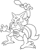 Kadabra છાપવા યોગ્ય રંગીન પૃષ્ઠો