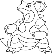 Nidoqueen છાપવા યોગ્ય રંગીન પૃષ્ઠો