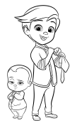 Boss Baby Shafukan Masu Launi Da Ake Bugawa