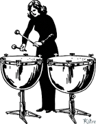 Timpani Shafukan Masu Launi Da Ake Bugawa