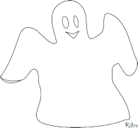 Ghosts Printable Coloring Nplooj Ntawv