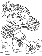 Charlotte Ntawm Strawberries Printable Coloring Nplooj Ntawv