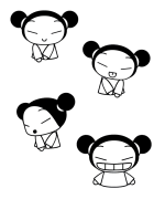 Pucca Printable Coloring Nplooj Ntawv