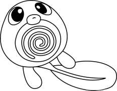 Poliwag Printable Coloring Nplooj Ntawv