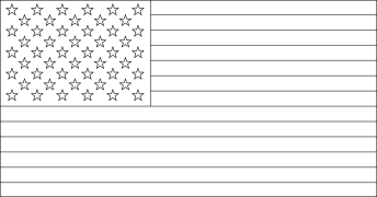 アメリカ合衆国 印刷可能なぬりえ